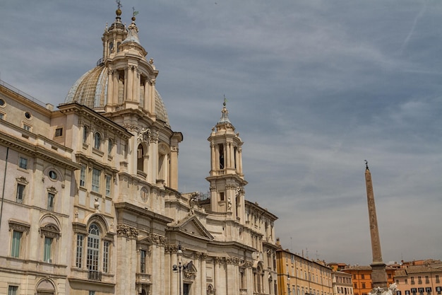 St. Agnese in Agone auf der Piazza Navona Rom Italien