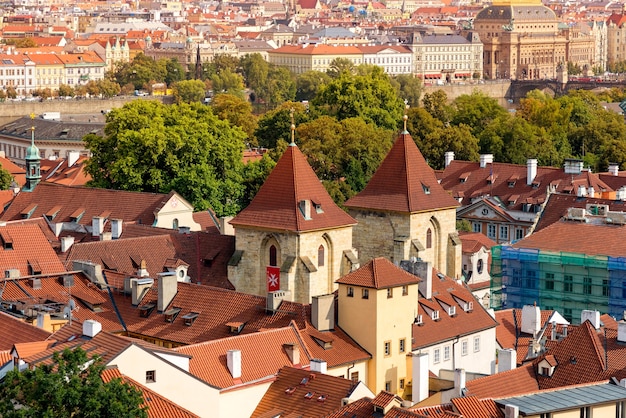 St.-Georgs-Basilika auf der Prager Burg. Prag, Tschechische Republik.