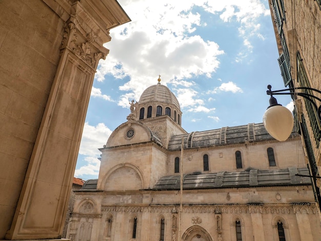 St. James-Kathedrale in Sibenik detailliert Weltkulturerbe in Kroatien