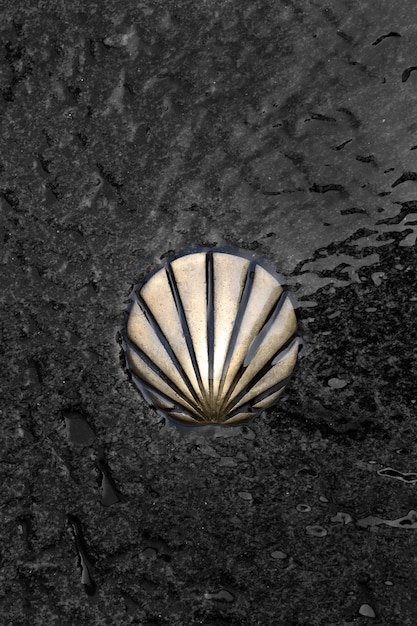 St. James Way Shell-Symbol. Camino de Santiago