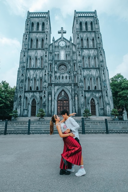 Foto st.-joseph-kathedrale in hanoi vietnam