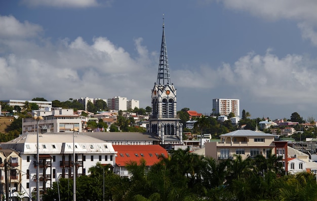 St Louis Cathedral Fort de France en la isla caribeña francesa de Martinica