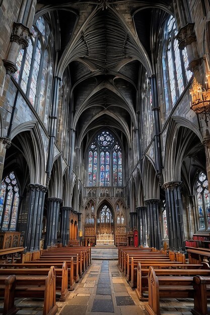 Foto st mary redcliffe em bristol hdr