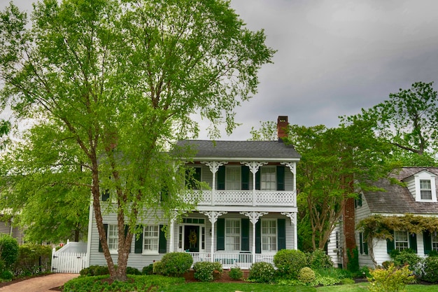 Foto st. michaels dorf maryland alte historische häuser