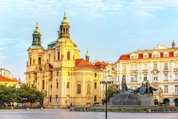 St. Nicholas-Kirche auf dem Altstadtplatz in Prag, Tschechische Republik