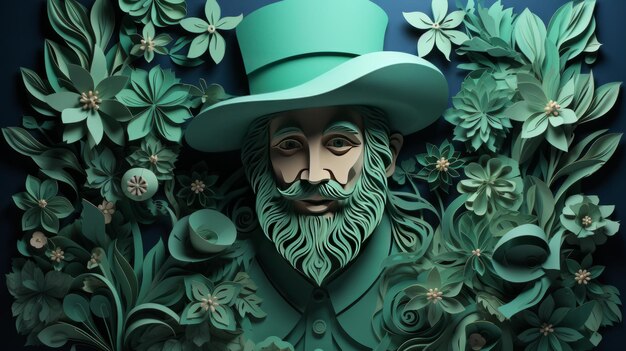 St. Patrick's Day ein Tag des Stolzes für Irland 17. März Generative KI