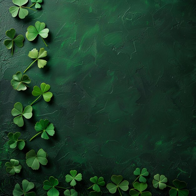 St. Patrick's Day fundo com trevo