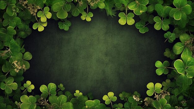 St. Patrick's Day Kleever verlässt den Rahmen Hintergrund Generative KI