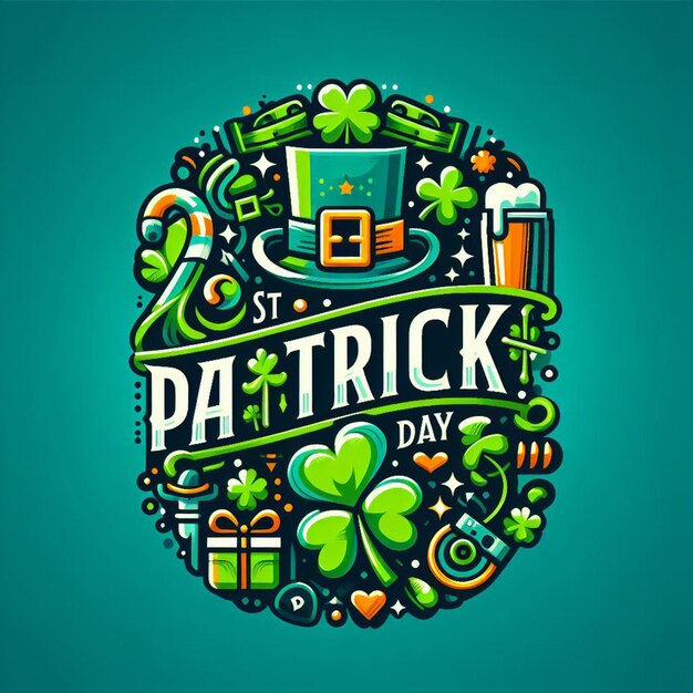 Foto st. patrick tag poster banner flyer und st. patrick hintergrund