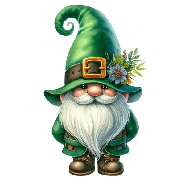 Foto st. patricks gnomes aquarell-clipart