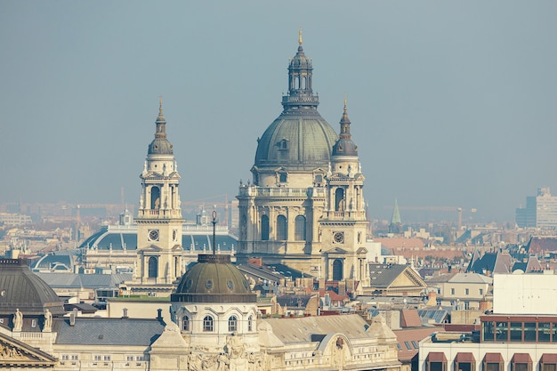 St. Stephen's Basilica in Budapest Luftaufnahme