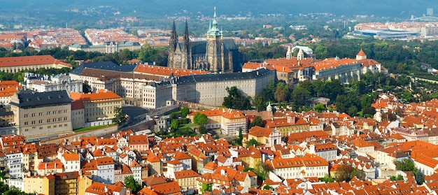 St.-Veits-Dom und Prager Burg von oben