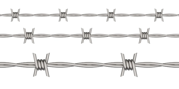 Foto stacheldraht aus metallstahl auf weißem hintergrund isolierte 3d-darstellung