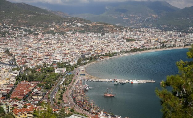 Stadt Alanya in Antalya Türkei