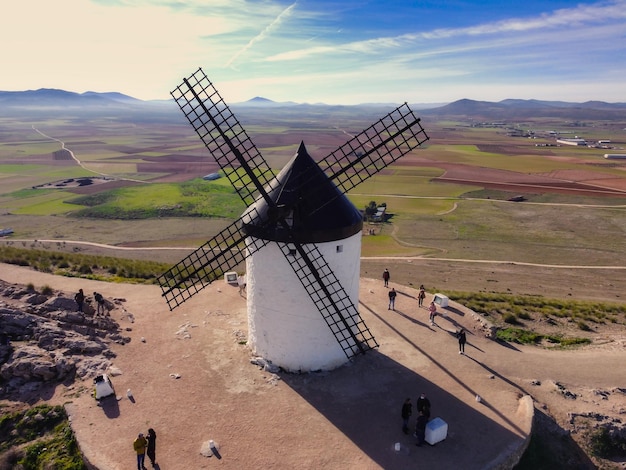 Stadt Consuegra Toledo Spanien