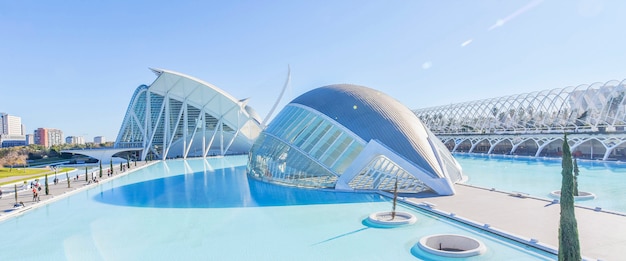 Stadt der Künste und Wissenschaften, Valencia, Spanien.