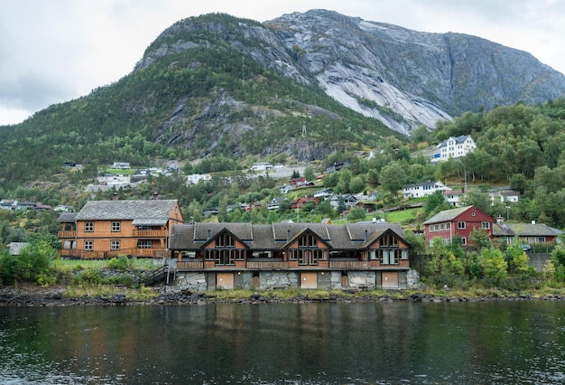 Stadt Eidfjord in Norwegen