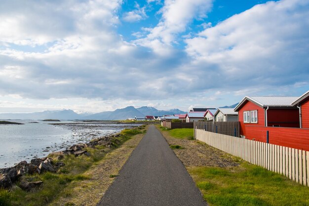 Stadt Hofn in Hornafjördur in Südisland