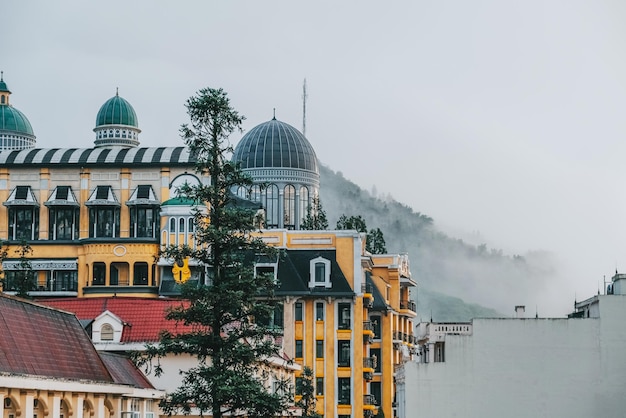 Foto stadt im sapa-tal vietnam