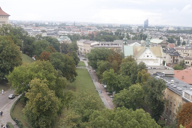 Stadt Krakau Polen