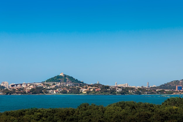 Stadt Vila Velha dritte Brücke Kloster Penha und Berge von Moreno