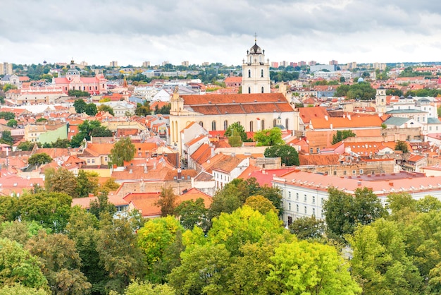 Stadt Vilnius - Panorama der Altstadt, Litauen