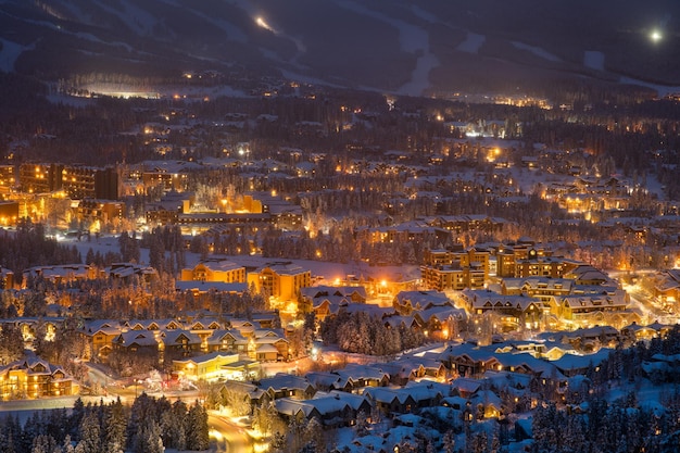 Stadt Winter Breckenridge Colorado USA