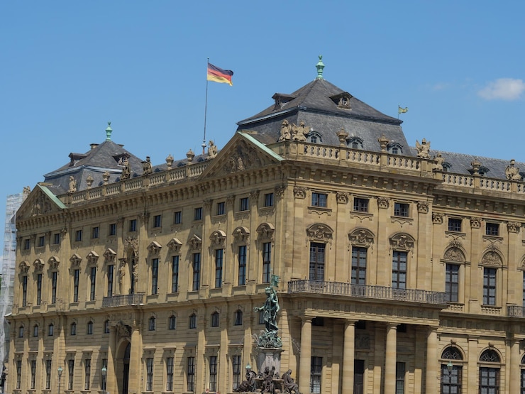 Foto stadt würzburg am hauptfluss