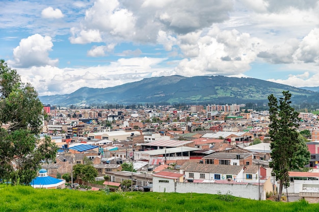 Stadt Zipaquira in Kolumbien in Südamerika