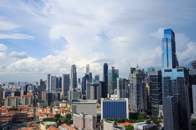 Stadtansicht von Singapur Stadt