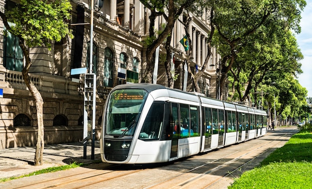 Stadtbahn in Rio de Janeiro, Brasilien