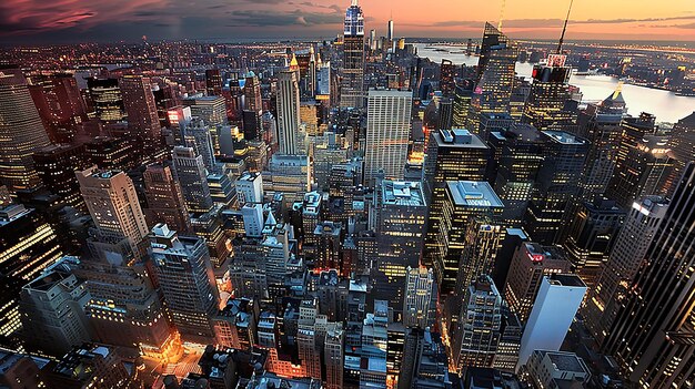 Stadtbild der New Yorker Skyline