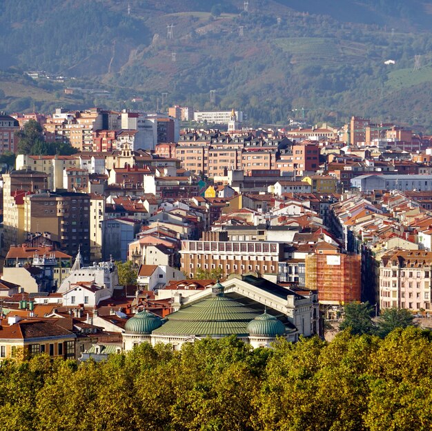 Stadtbild der Stadt Bilbao, Spanien, Reiseziel