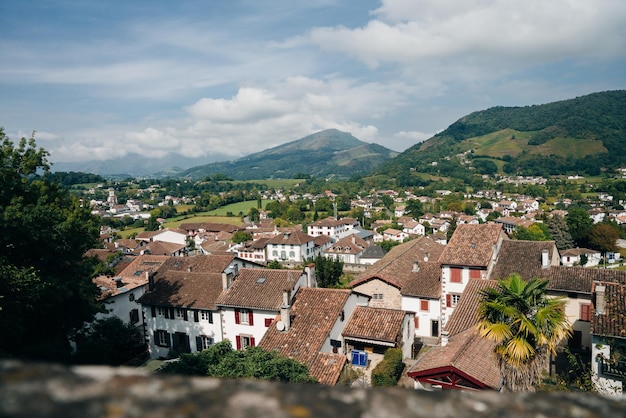 Stadtbild des baskischen Dorfes St. Jean Pied de Port France