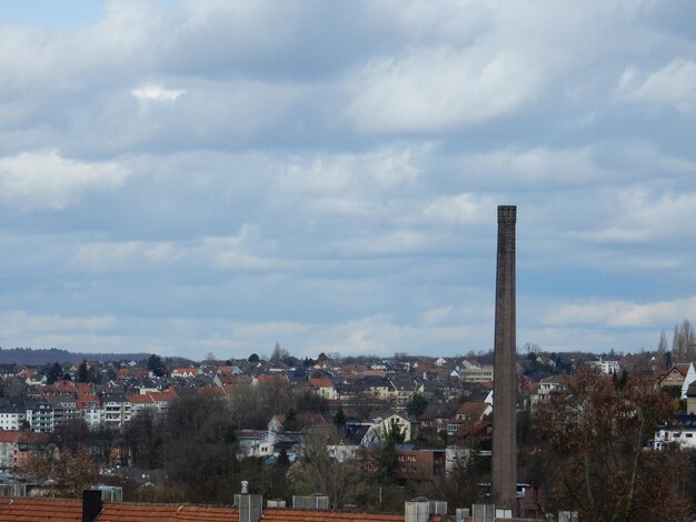 Foto stadtbild gegen den himmel