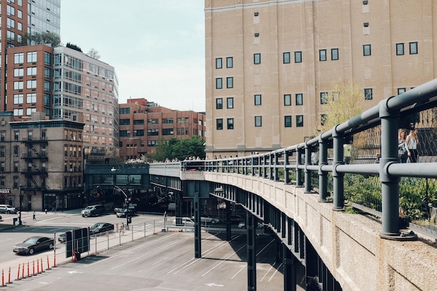 Stadtbild gegen den Himmel