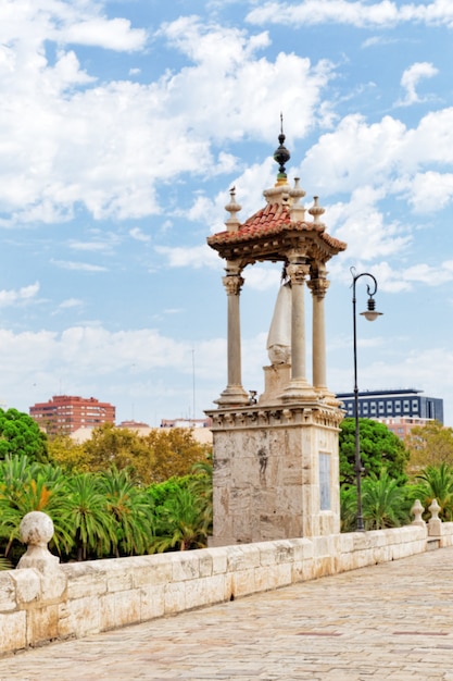 Stadtbild historische Orte von Valencia - Stadt in Spanien.