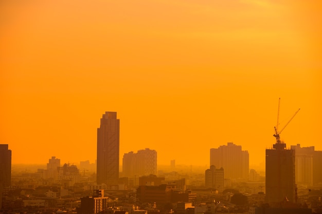 Stadtbild in der Mitte von Bangkok, Thailand