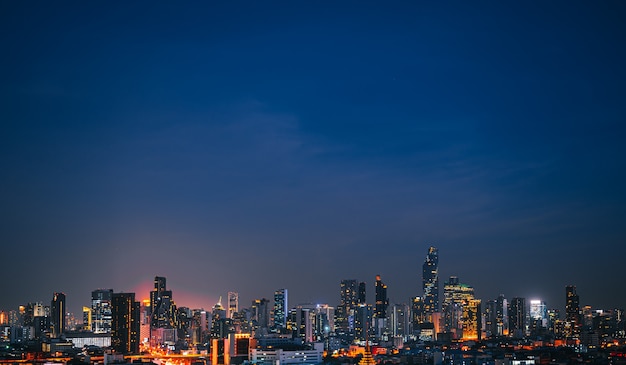 Stadtbild in der Mitte von Bangkok, Thailand