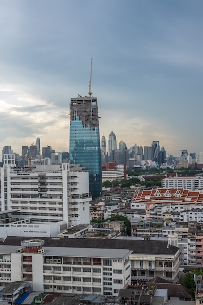 Stadtbild mit Gebäude in der Stadt Bangkok