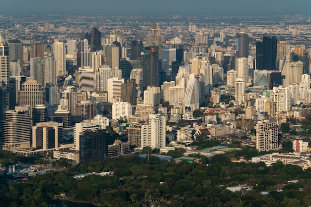 Stadtbild und Skyline von Bangkok City, Thailand