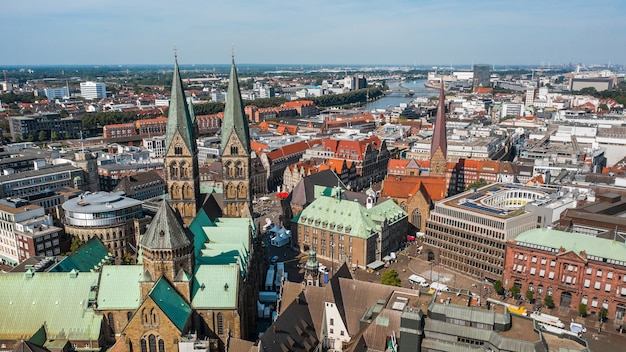 Stadtbild von Bremen an einem sonnigen Tag