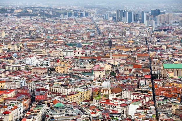 Stadtbild von Neapel in Italien