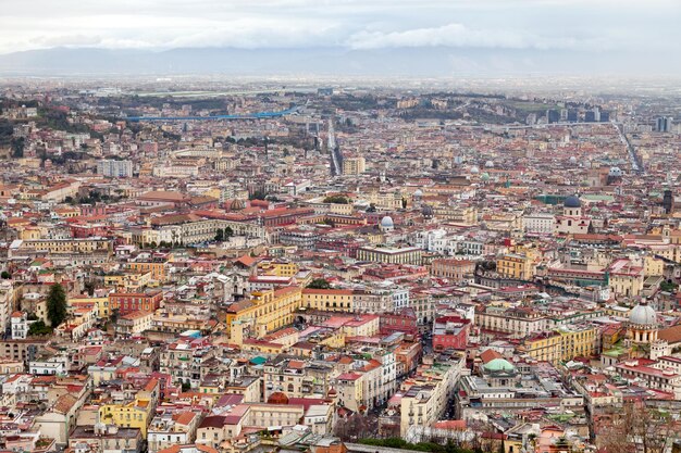 Stadtbild von Neapel in Italien
