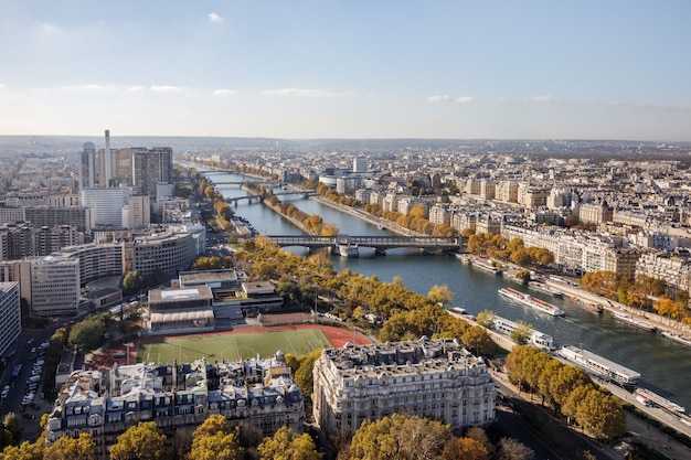 Stadtbild von Paris City