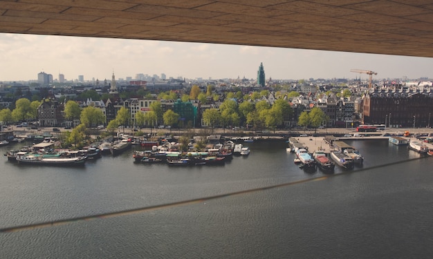 Stadterkundung in der stadt amsterdam