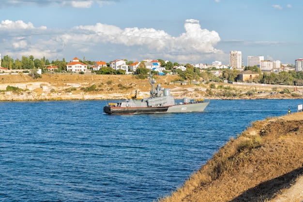 Stadtlandschaft der Krim und der Schwarzmeerküste Ferienort