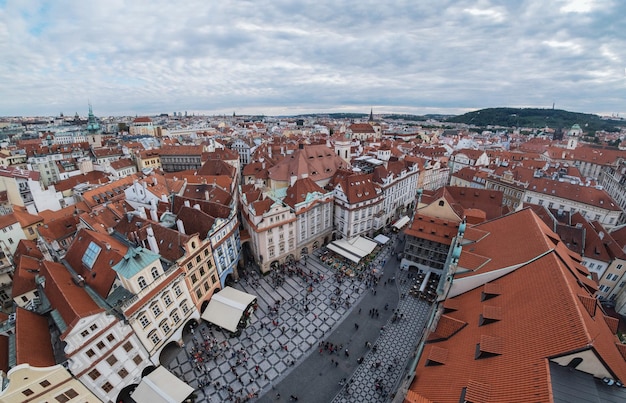 Stadtlandschaft gegen den Himmel