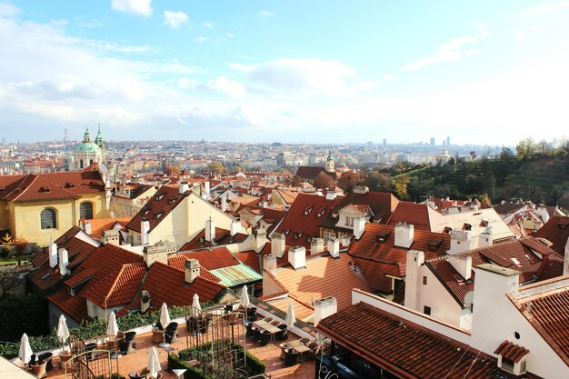 Foto stadtlandschaft gegen den himmel