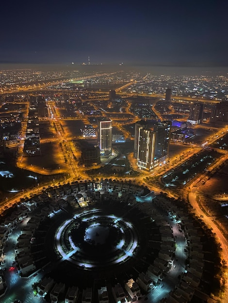 Foto stadtlichter in dubai